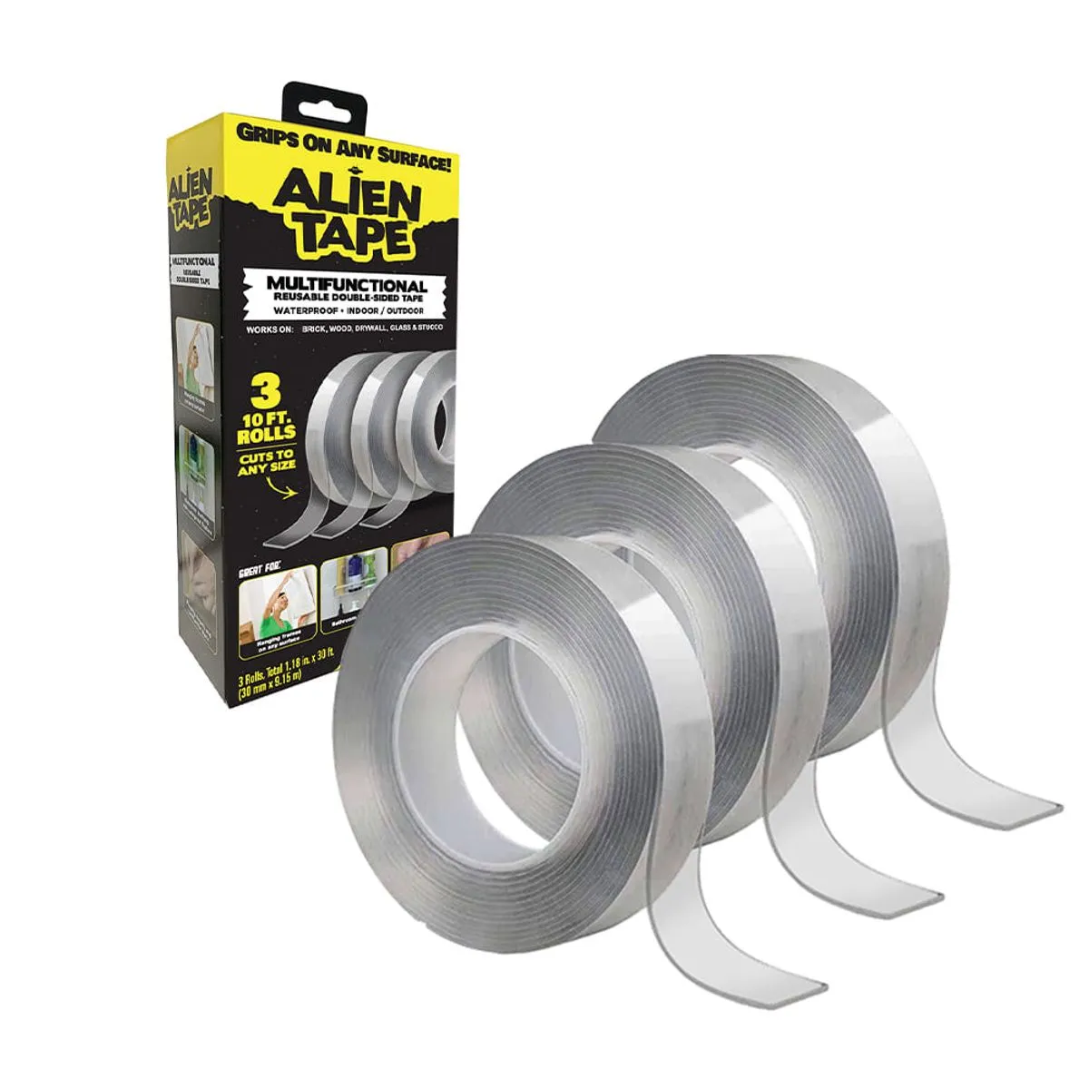 Alien Tape Nano-Cinta Doble Cara x 3